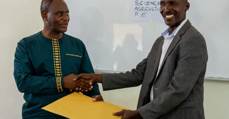 Handover Ceremony of the Dean of Students (Mr. Lowu Francis) , School of Science and Technology