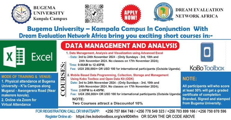 EXCITING MANAGEMENT AND ANALYSIS TRAINING THIS NOVEMBER